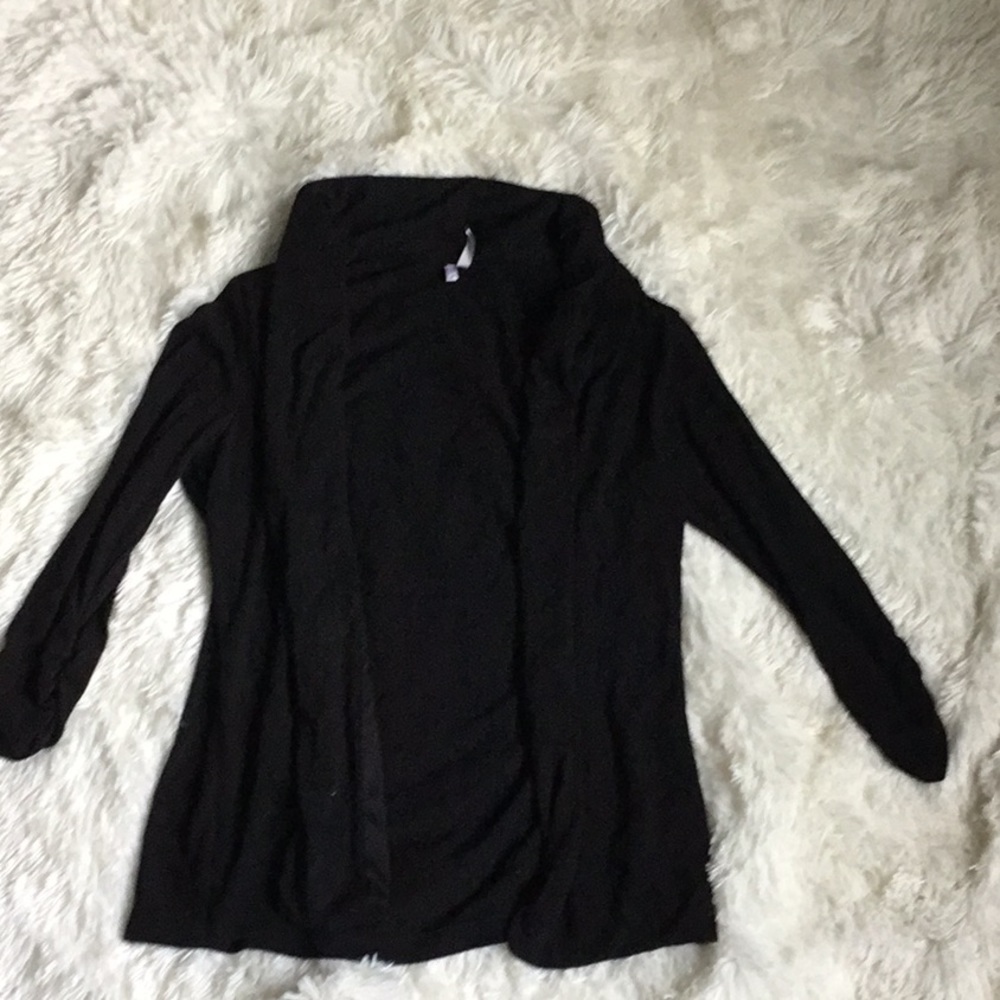 Black cardigan